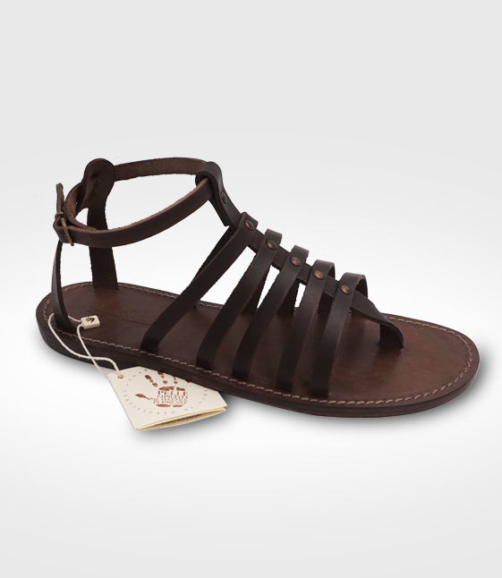 sandali in pelle artigianali donna