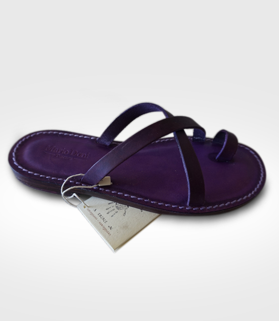sandali in pelle artigianali donna
