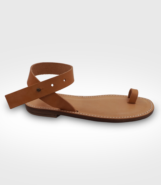 sandali in pelle artigianale donna
