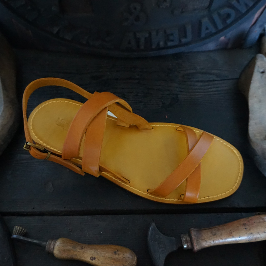 Sandal Etruria for Man mod. Franciscan in leather Flex realized for Stefano58 - Image 4